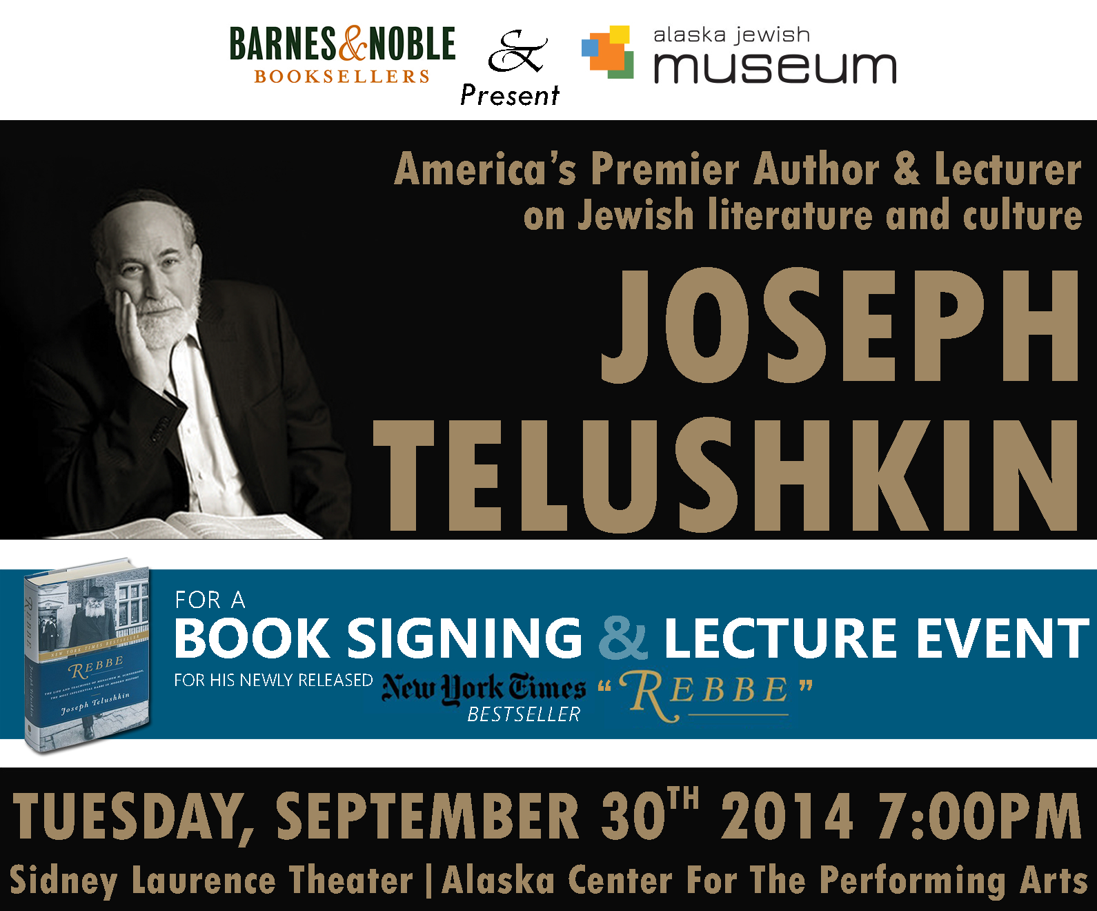 Joseph Telushkin Lecture & Book Signing